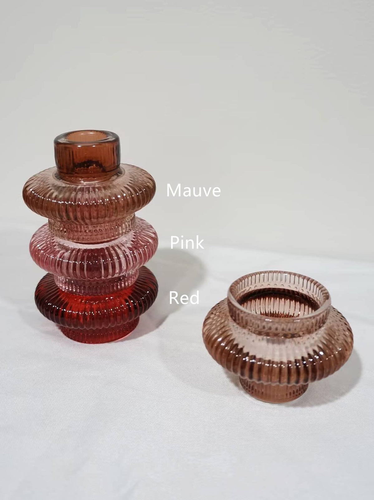 Taper/Tea Light Candlesticks, Stackable/Revers CandleHolders