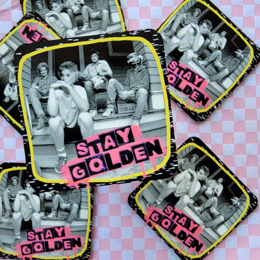 Stay Golden Coaster