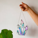 Stained Glass Crystal Hanging