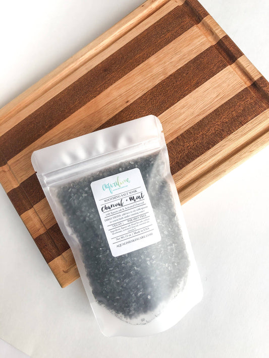 Charcoal & Mint Detox Soaking Salt