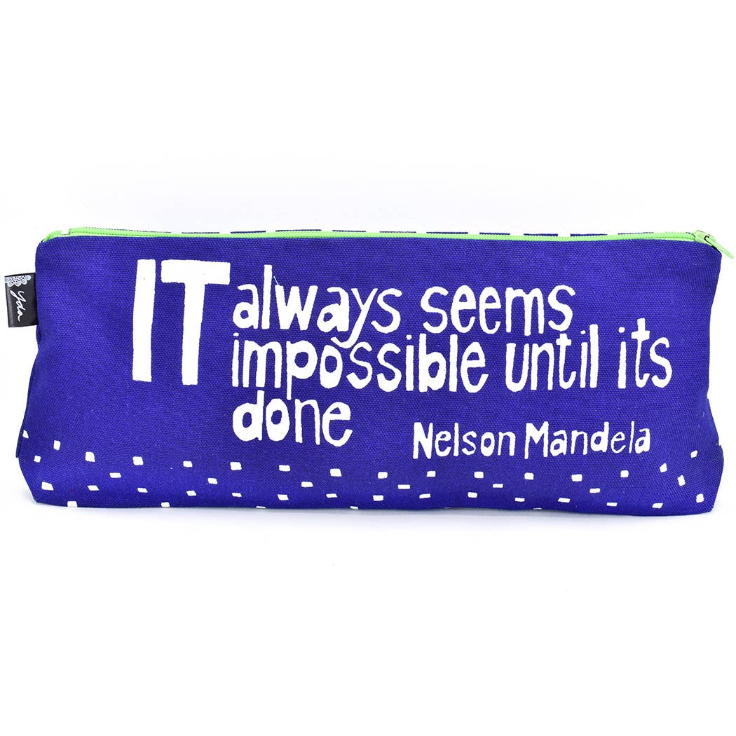 Impossible Until Done Mandela Pouch