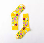 Mellow Yellow Flower Power Socks