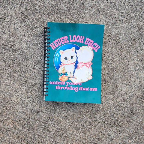 NEVER LOOK BACK NOTEBOOK