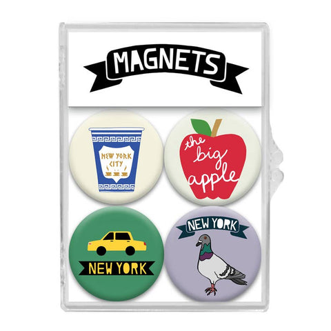 New York City Icons Magnet Set NYC NY Souvenir
